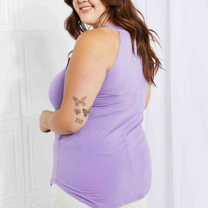 Zenana Sweet & Simple Full Size Halter Neck Tank
