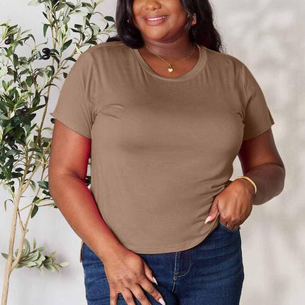 Basic Bae Full Size Round Neck Short Sleeve T-Shirt - Vickie Lynn's