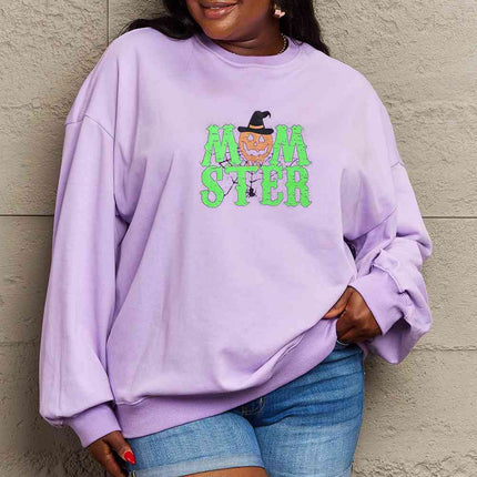 Simply Love Full Size Drop Shoulder Graphic Sweatshirt