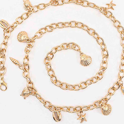 Ocean Element Charm Chain Belt