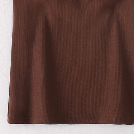 Square Neck Short Sleeve T-Shirt