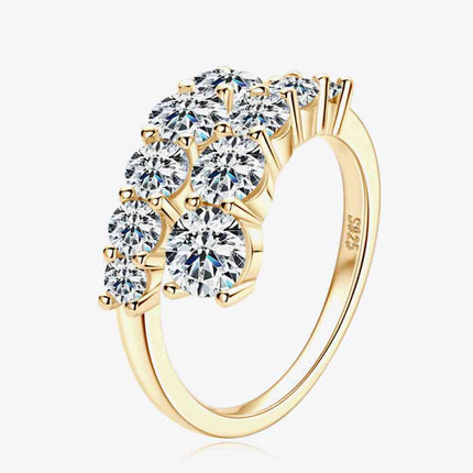 Adored Moissanite 925 Sterling Silver Ring