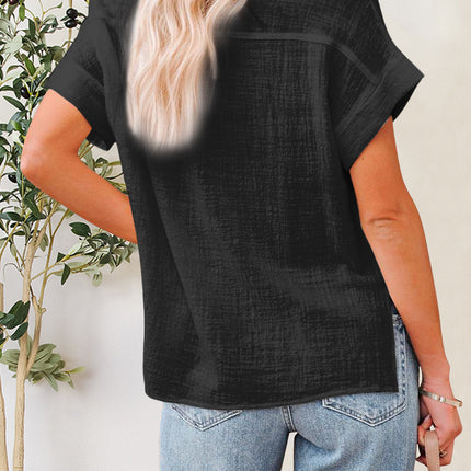 Button Up Short Sleeve Shirt