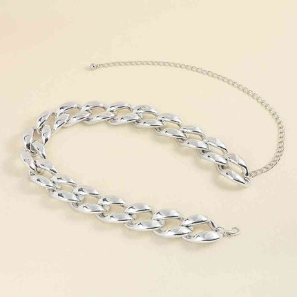 1.2" Width Acrylic Curb Chain Belt - Vickie Lynn's