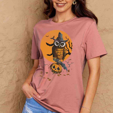 Simply Love Full Size Holloween Theme Graphic Cotton T-Shirt