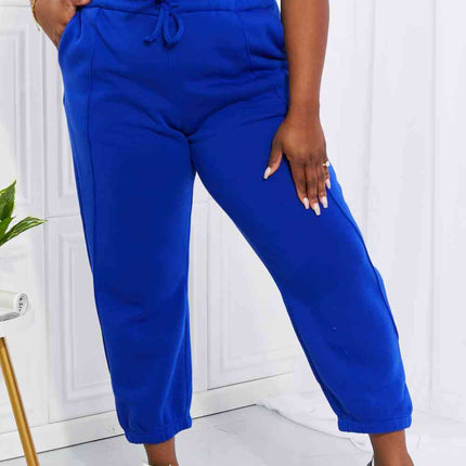 Zenana Full Size Can't Stop Me Paperbag Waist Joggers