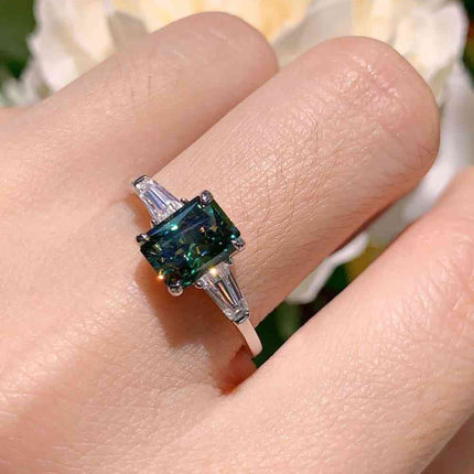 2 Carat Moissanite 925 Sterling Silver Ring