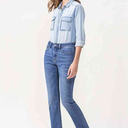 Lovervet Full Size Maggie Midrise Slim Ankle Straight Jeans