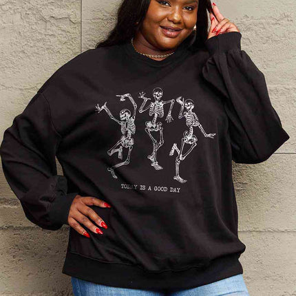 Simply Love Simply Love Full Size TODAY IS A GOOD DAY Graphic Sweatshirt