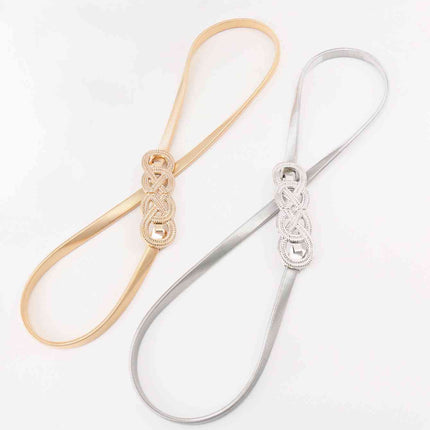 Knot Buckle Metal Belt