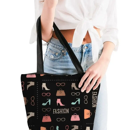 Canvas Tote Bags, Fashion Me Fabulous Style Shoulder Bag