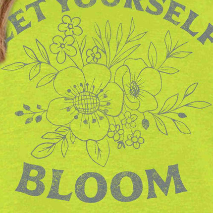 Simply Love Simply Love Full Size LET YOURSELF BLOOM Graphic Sweatshirt