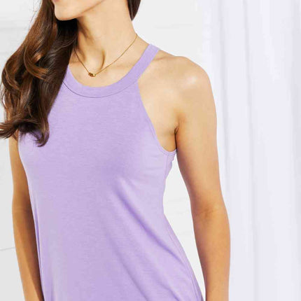 Zenana Sweet & Simple Full Size Halter Neck Tank