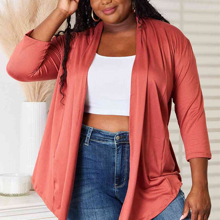 Culture Code Full Size Open Front Cardigan