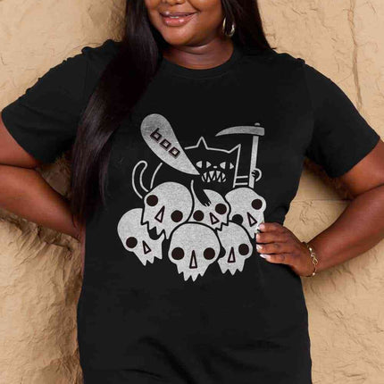 Simply Love Full Size Graphic BOO Cotton T-Shirt