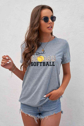 THE REAL MOMS OF SOFTBALL Graphic Tee