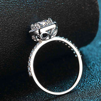 Square Moissanite Ring