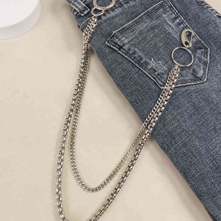 Double-Layered Metal Chain Belt