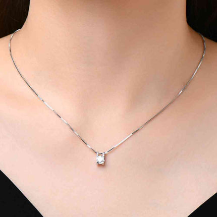 Moissanite 925 Sterling Silver Necklace