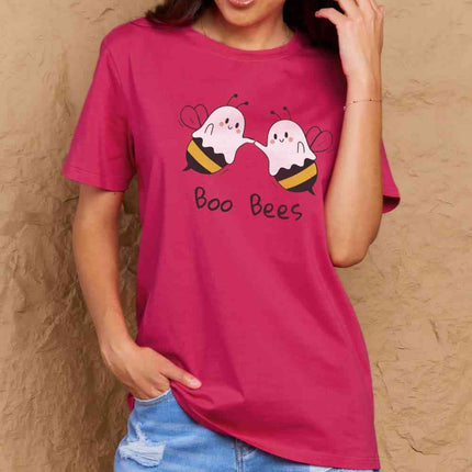 Simply Love Full Size BOO BEES Graphic Cotton T-Shirt