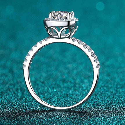 Square Moissanite Ring