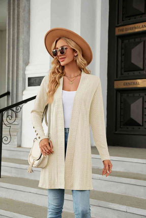 Long Sleeve Open Front Cardigan