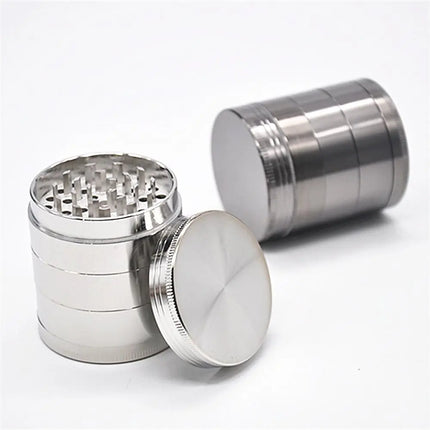 Molinillo de hierbas mediano clásico con almacenamiento 5 capas 50 mm (2 colores)