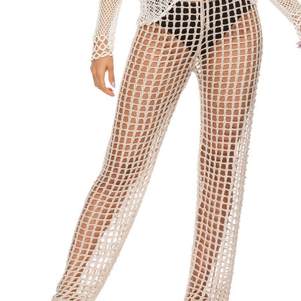 Cutout High Waist Swim Pants