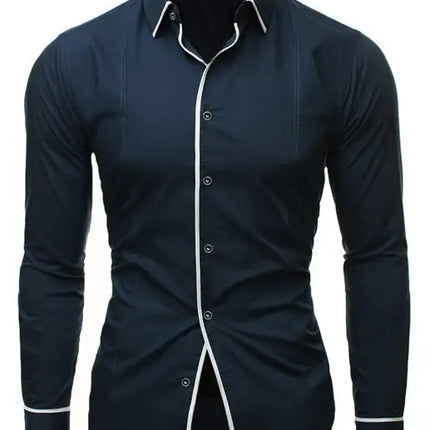Men's Fashion Versatile Long Sleeve Shirts