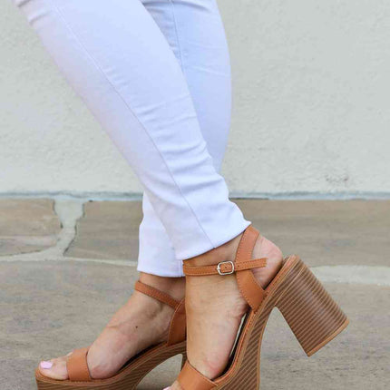 Weeboo Feel It Platform Heel Sandals