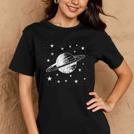 Simply Love Full Size Planet Graphic Cotton T-Shirt