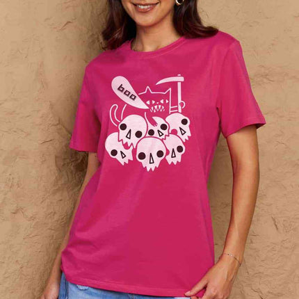 Simply Love Full Size Graphic BOO Cotton T-Shirt