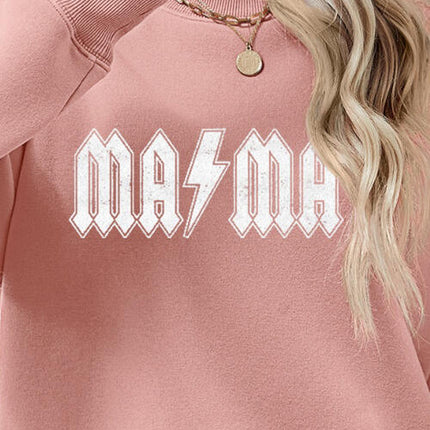 Letter Graphic Dropped Shoulder Sweatshirt