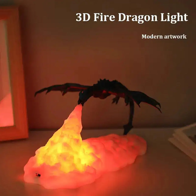 Lámpara LED Dragón USB