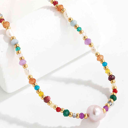 Multicolored Bead Necklace
