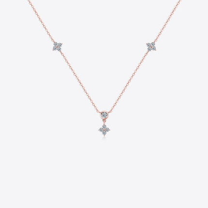 Moissanite 925 Sterling Silver Necklace
