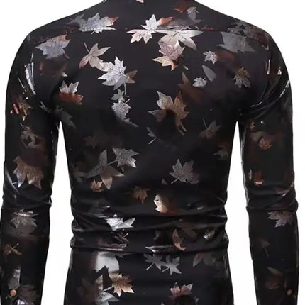 Men's Hawaiian Shirt Short Sleeves Printed Button Down Summer Beach Dress Shirts