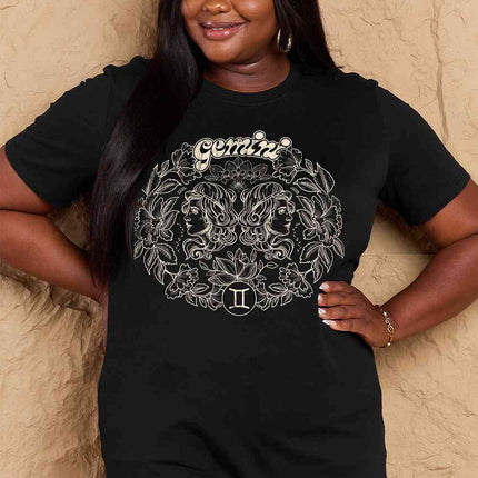 Simply Love Full Size GEMINI Graphic T-Shirt