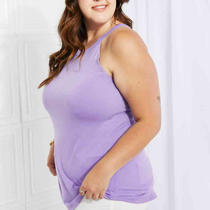 Zenana Sweet & Simple Full Size Halter Neck Tank
