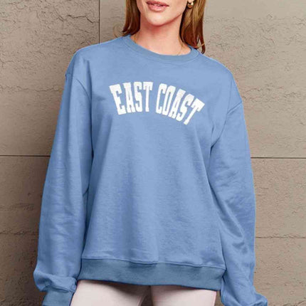 Simply Love Full Size KARMA Graphic Sweatshirt