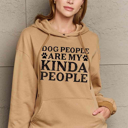 Simply Love Simply Love Full Size Dog Paw Slogan Graphic Hoodie