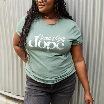 Simply Love Full Size Letter Graphic Short Sleeve T-Shirt