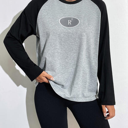 Contrast Letter Graphic T-Shirt