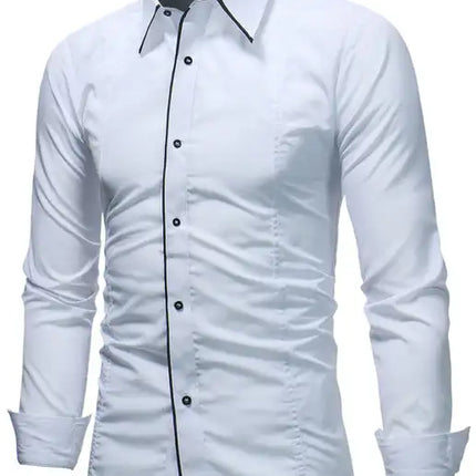 Men's Fashion Versatile Long Sleeve Shirts