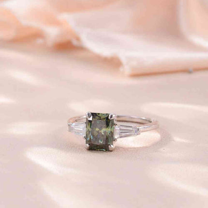 2 Carat Moissanite 925 Sterling Silver Ring