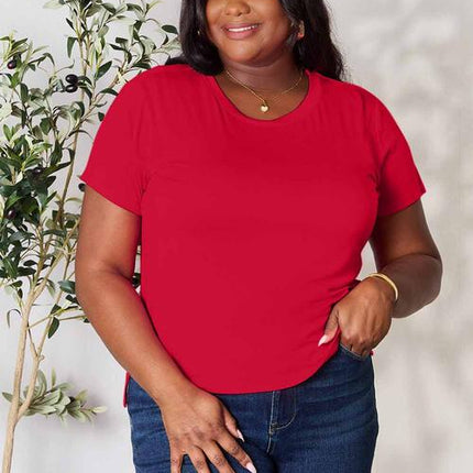 Basic Bae Full Size Round Neck Short Sleeve T-Shirt - Vickie Lynn's