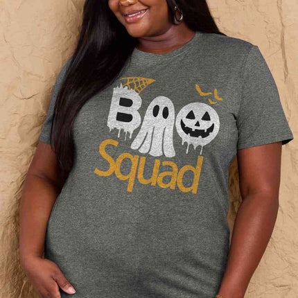 Simply Love Full Size BOO SQUAD Graphic Cotton T-Shirt