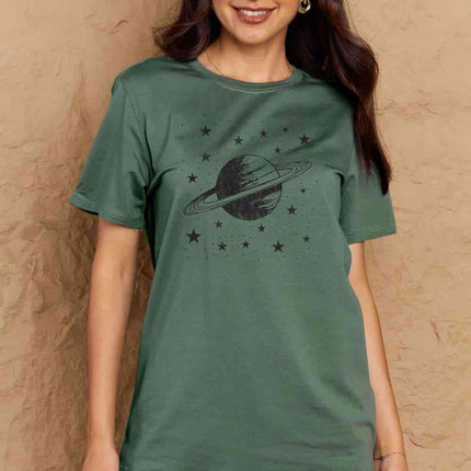 Simply Love Full Size Planet Graphic Cotton T-Shirt