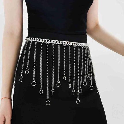 Fringe Chain Alloy Belt - Vickie Lynn's