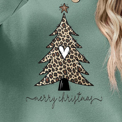 Christmas Tree Graphic Long Sleeve Sweatshirt - Vickie Lynn's